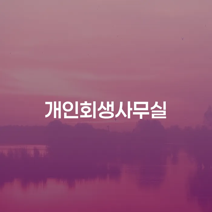 카드값 두달 연체 개인회생 제도 조심스럽게